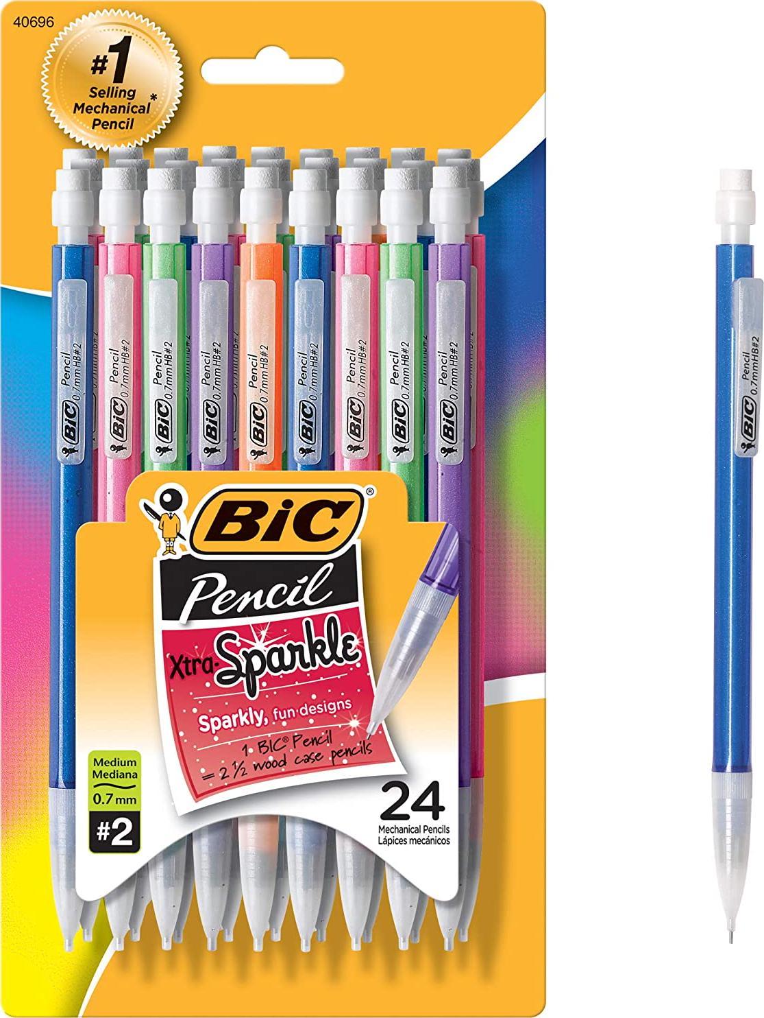 BIC Mechanical Pencils, Medium Point 0.7mm, 24 Ct