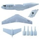 thumbnail image 4 of Juguete de Aeronave de Control Accesorios de Montaje para Desarrollo de Inteligencia de Niños Hugo  Radio Control RC Avión, 4 of 8