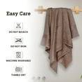 thumbnail image 6 of Casa Lino 4Pc Premium Bath Towels (54" x 27") - 100% Cotton, 400GSM, Ultra Soft & Absorbent (Coffee), 6 of 6