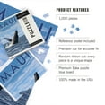 thumbnail image 5 of Lantern Press 1000 Piece Jigsaw Puzzle, Maui, Hawaii, Humpback Whale, 5 of 5