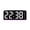 Pink, variant on Digital Alarm Clock, Large LED Display with Ambient Light, Multifunctional Desk Clock for Bedroom Office, Plug-in USB Powered