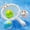 I, variant on Light-Up Bath Toy Set with Bunny Net Scoop, Water Activated Glowing Animal Toys, Interactive Bathtub Playset for Toddlers to Develop Hand-Eye Coordination B