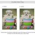 thumbnail image 3 of SKYSONIC Maltese Puppy in Easter Basket Double-Sided Printed Garden House Sports Flag-28x40(in)-Polyester Decorative Flags for Courtyard Garden Flowerpot, 3 of 6