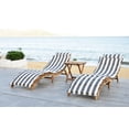 thumbnail image 3 of Safavieh Pacifica Outdoor Modern 3 Piece Lounge Set with Cushion, 3 of 13