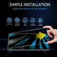thumbnail image 4 of （2+2 Pack） for Galaxy S25 Ultra Privacy Screen Protector Tempered Glass with Camera Lens Protector - High Transparency, Shockproof, Anti-Smudge, 4 of 5