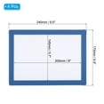 thumbnail image 2 of Marco de imagen magnético Uxcell de 6 x 8 pulgadas, paquete de 4, marco de foto magnético autoadhesivo para refrigerador, azul claro, 2 of 7