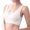 White, variant on Women Lace Bralettes Crop Tank Top Wireless Push Up Underwear Padded Bandeau Bra with Strap for Daily Wear Yoga Running