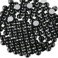 thumbnail image 3 of Beadsland 1440 piezas de diamantes de imitación de cristal con parte trasera plana, gemas redondas, 1,3 mm-6,5 mm, negro (SS16 (3,8-4,0 mm)), 3 of 4