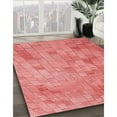 thumbnail image 3 of Ahgly Company Machine Washable Indoor Rectangle Transitional Fire Engine Red Area Rugs, 2' x 3', 3 of 7