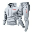 thumbnail image 5 of Ceisia Men's Loose Fit Heart Print Hooded Sweatshirt & Jogger Set - Warm Stretch Casual Two-Piece Tracksuit Gifts, 5 of 5