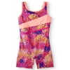 Future Star by Capezio Party Animal Printed Dance & Gymnastics Biketard with asymetrical back detail