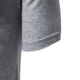 thumbnail image 3 of Mens Vintage Gothic Tee Casual Solid Color Short Sleeve T-Shirt, 2XL, 3 of 9