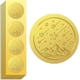 thumbnail image 1 of Pegatinas de lámina dorada con relieve de meteorito de 2 pulgadas, 100 unidades, autoadhesivas, doradas, para relieve, 1 of 9