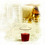 Communion Cups - Plastic Cups (1000 Count Box): Stackable / Smooth Rim / Ultra-Clear / Recyclable (Other)