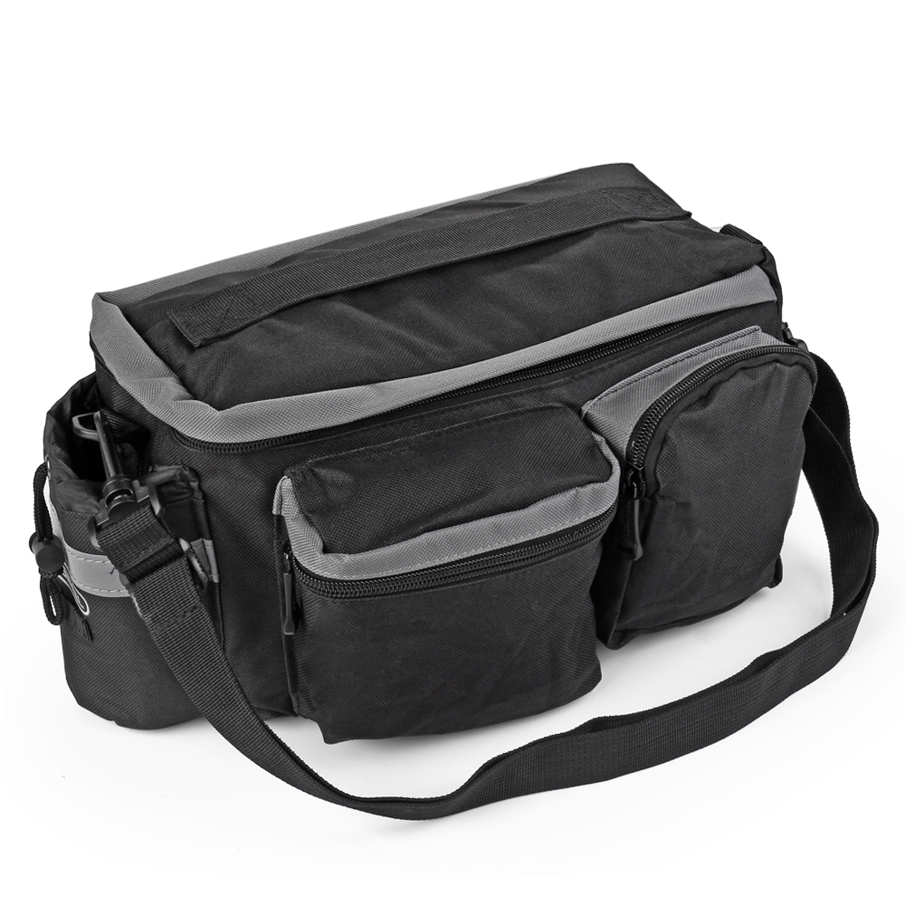 Rear Multi-functional Bicycle Pannier Bag Adjustable Handbags Cycling Satchel