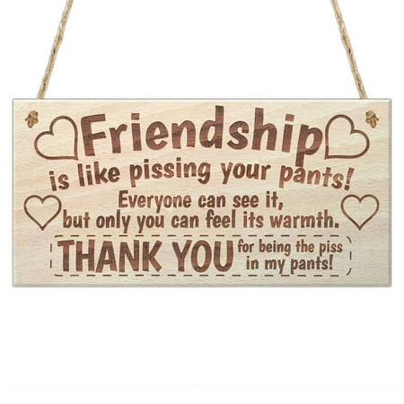 Safari Door Plaque - Wooden Hanging Gift Plaque Pendant Rectangle Shape Friendship Door Window Decor Pendant Tags LOVE Wood Chip