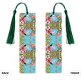 thumbnail image 2 of Kdxio Tropical Jungle Flamingo Print Metal Tassel Bookmarks,Perfect Gift for Art Lovers and Bookworms Metal Bookmarks for Women, 2 of 8
