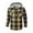 Yellow, variant on Nfhtoj Men's Long Sleeve Quilted Lined Flannel Shirt Jacket with Hood Plaid Button Down Shirts for Men Long Sleeve Outerwear Jackets