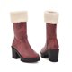 thumbnail image 5 of Botas de nieve Otoño e invierno Punta redonda Moda Botas cortas peludas cálidas Botas de gran tamaño Botas de mujer Wmkox8yii ghj1977, 5 of 5
