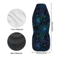 thumbnail image 6 of Uourmeti Spider Web Design Car Chair Cover Breathable Car Seat Cover Elastic Universal All Match 1 Piece Compatible with Auto Truck, 6 of 6