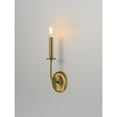 thumbnail image 2 of Maxim Wesley 1-Light Wall Sconce - Satin Brass - 10321SBR, 2 of 5