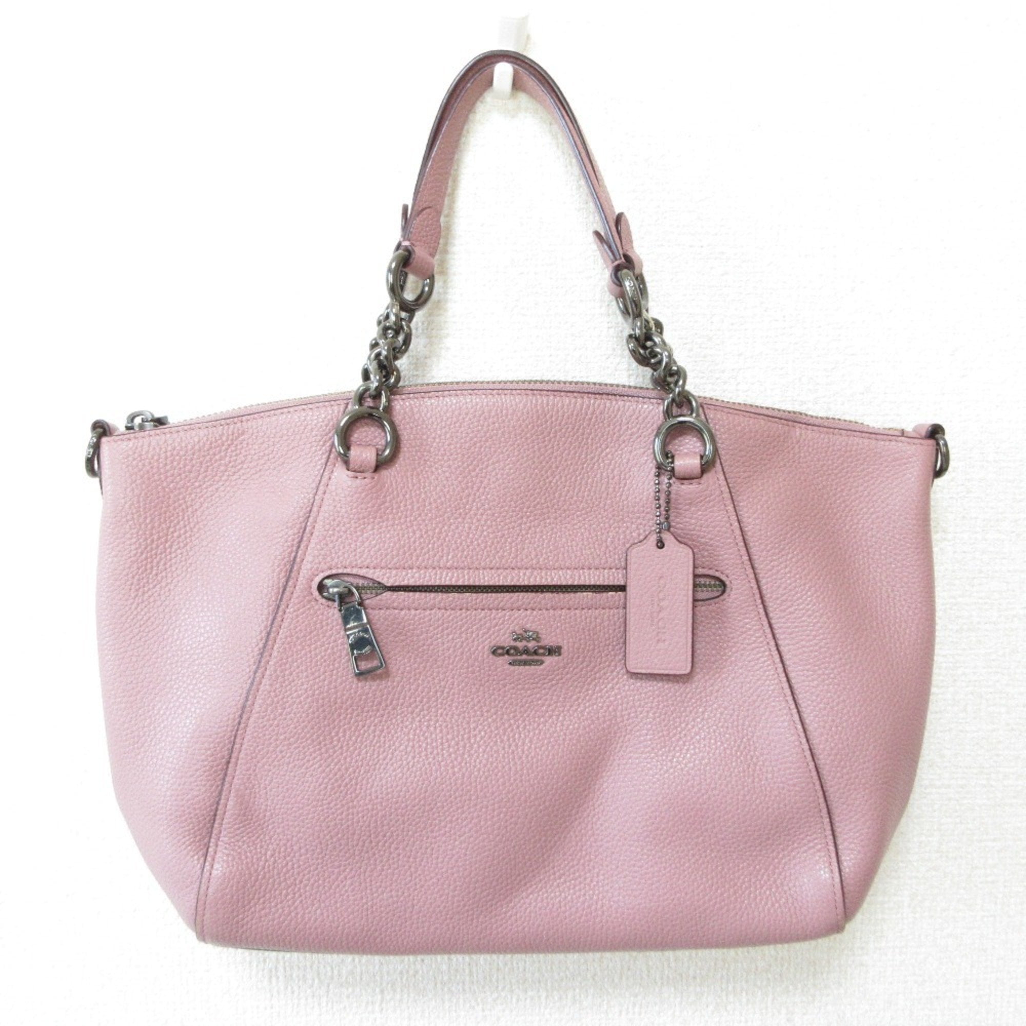 アメリカから購入 COACH leather bag Pre-Owned Coach F57789 Tote Bag Leather Women's COACH (Good