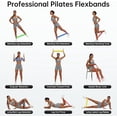 thumbnail image 2 of Set de 5 Bandas de Resistencia para Ejercicio de Glúteos, Piernas, Fuerza, Yoga, Pilates y Terapia Física, Ligas de Latex Natural, Equipo Portátil para Gimnasio en Casa, 2 of 6