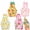 Yellow + Pink + White, variant on 4 Pcs Bird Diaper, Parrot Diapers with Waterproof Inner Reusable Flight Suit Cute Soft Bird Diaper Clothes for Parakeets Cockatiel Canary Monk Parakeet (L)