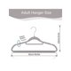 thumbnail image 2 of 20pcs Pink Plush Velvet Hangers, Nordic Simple Style Durable Non-slip Velvet Coat Hangers, Space Saving Closet Organizer, 360 Degree Swivel Hook, 2 of 4