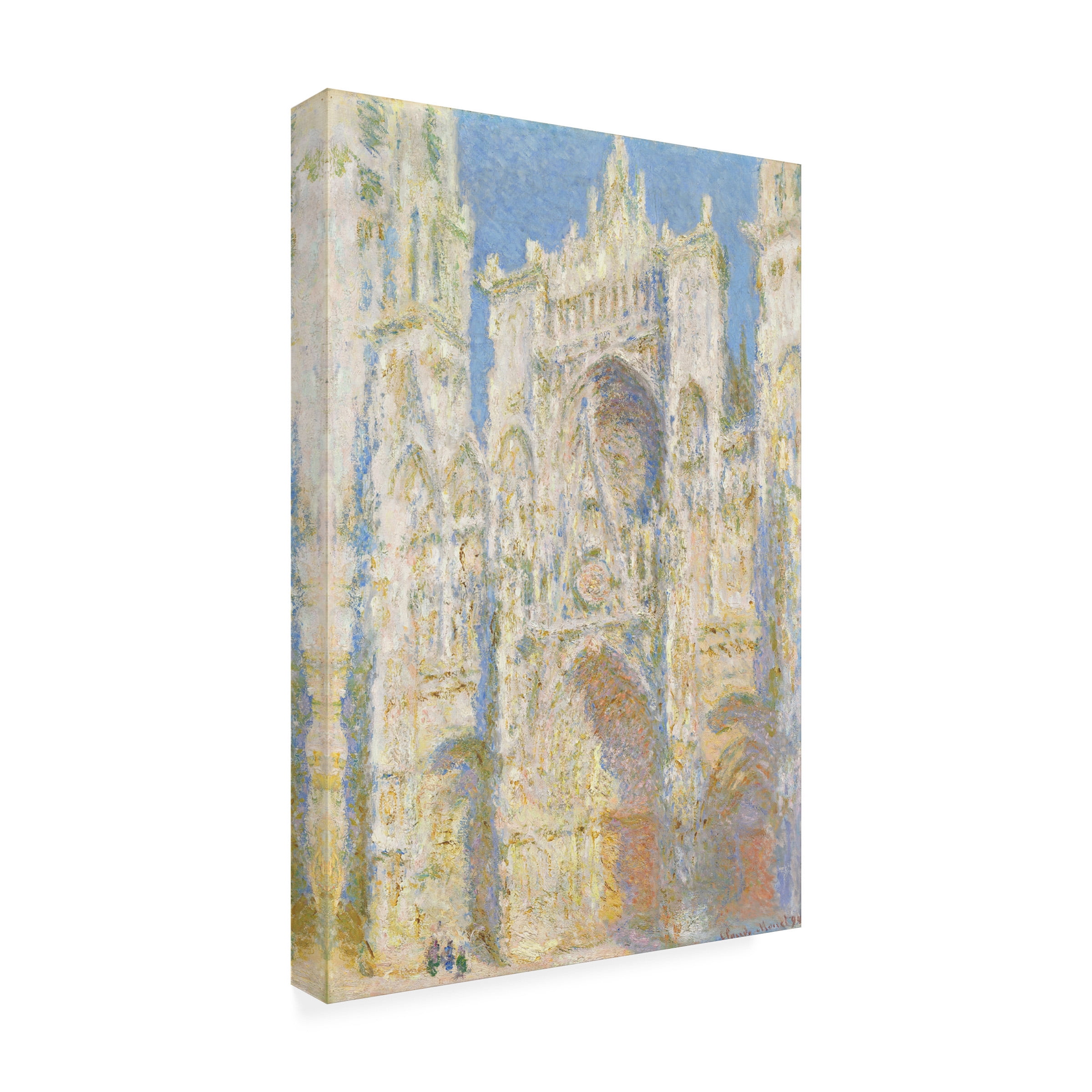 Monet 'Rouen Cathedral In Sunlight' Canvas Art