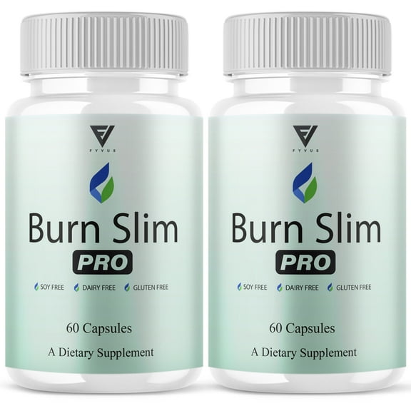 (2 Pack) Burn Slim Weight Management, BurnSlim Pro Overall Health Support Pills (120 Capsules)