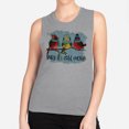 thumbnail image 2 of Birds It's Cold Outside Women's Muscle Tank X-Large Heather Grey, 2 of 5
