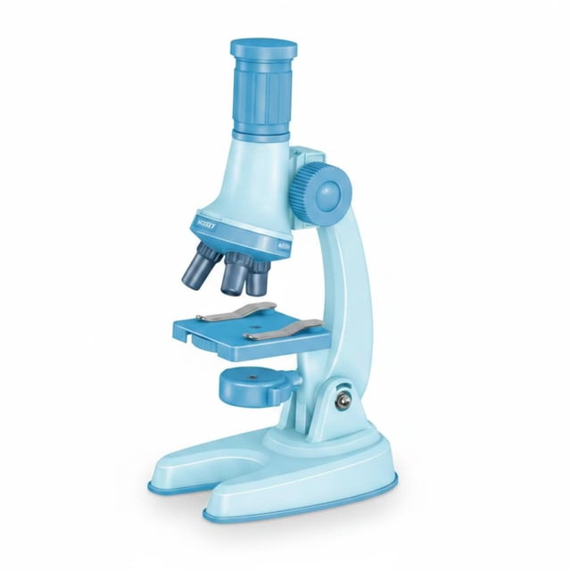 predolo Kids Magnifying Instrument Kit Calibrated Kids Magnifying Instrument Set Scientific Experiment Science Toy for Primary School Students, Laboratory, Blue