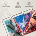 thumbnail image 6 of Elephant Stock Puerto Rico Street Flag Wall Art - Horizontal Multi Panel Canvas - Living Room Wall Decor - Flags Multi Panel - Red And Gray Decor - 57" x 36", 6 of 8