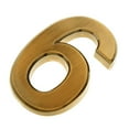 thumbnail image 1 of Golden Self Door Number Sign Plaque Sticky Numeric Digit , Number 6, 1 of 7