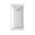 thumbnail image 4 of Wyndham Collection WCBTW16032L18SWTRIM 60 x 32 x 18 in. Grayley Alcove Bathtub with Left-Hand Drain & Overflow Trim, Shiny White & White, 4 of 7