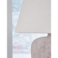 thumbnail image 4 of Signature Design by Ashley Danry Distressed Cream Table Lamp, Metal Base with Fabric Shade, 3-Way Switch, 4 of 6