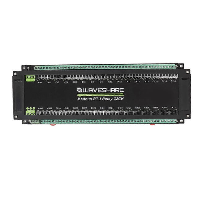 32 Channel Rtu Relay Module, Secure Optocoupler, Rail Mount Housing, Rs485 Relay Module For Industrial And Home