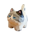 thumbnail image 2 of Estatua de gato, figuras de animales, artesanía, minifigura coleccionable, escultura de gatito para estante del Festival de Primavera, estantería para 48 cm x 33 cm x 46 cm, 2 of 8