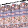 thumbnail image 4 of Waterproof Pioneer Pieced Patchwork Shower Curtain 72x84 Inch Bohemian Style Colorful Floral Polyester Unique Shower Curtain for Bathroom Hotel Home Decor with 12 Plastic Hooks, 4 of 5