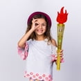 thumbnail image 2 of UPOUART Golden Plastic Torch Shaped Toy for Decor Creates Festive Atmosphere 1 Piece, 2 of 8
