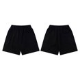 thumbnail image 1 of Frog drift-ropa de calle Kanye West Hip Hop temporada 6, pantalones cortos de baloncesto de gran tamaño, holgados, informales, VeranoNegro, 1 of 5