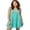 Mint, variant on LMLYSoH Women Lace Mini Dress Bow Straps Buttons Front Summer Sleeveless Dress