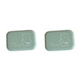 thumbnail image 1 of Vogacara Caja de lentes de contacto portátil con estuche de lentes de contacto de espejo, Protector de piezas de repuesto, contenedor de gafas de Verde 2piezas Vogacara CBP209272, 1 of 5