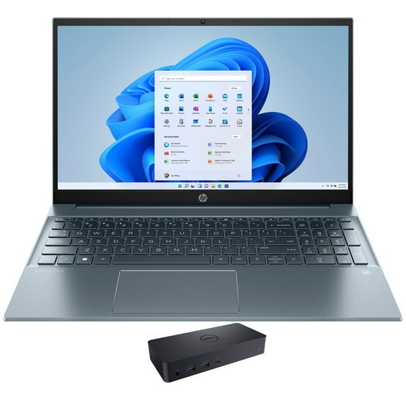 HP Pavilion 15t-eg000 Home/Business Laptop (Intel i7-1165G7 4-Core, 15.6in 60Hz Full HD (1920x1080), Intel Iris Xe, 16GB RAM, 2TB PCIe SSD, Backlit KB, Wifi, USB 3.2, Win 10 Pro) with D6000 Dock