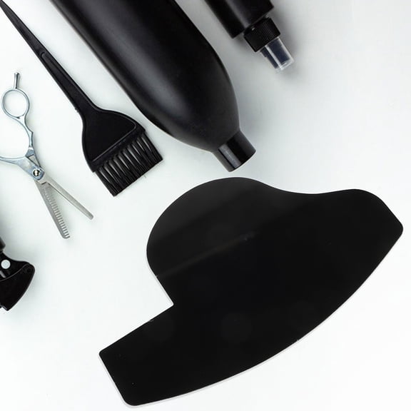 LOLIPPYY 2-Pack Assorted Color Hairline Shaping Tools Plastic Barber Stencils for Precise Facial Hair Styling