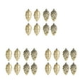 thumbnail image 4 of Maytalsory 8pieces Plastic Pine Tree Hanging Conveniently Designed Decorations For Easy Gold 3Set, 4 of 6