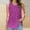 Watermelon Red(New), variant on PNTUTB Women's Summer Versatile Fashion Print Casual Crew Neck Pullover Loose Comfortable Sleeveless Tops