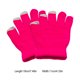thumbnail image 4 of Jumpingount 1 par de guantes de invierno para mujer, cubierta de mano, accesorio de ropa, cubre los dedos para mantener el calor, guante de punto cómodo guantes y mitones Rosa roja Jumpingount AP009536-13, 4 of 6