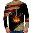 thumbnail image 1 of Meichang T-Shirt à Manches Longues pour Homme Graphique, T-Shirts Graphiques pour Hommes Tendance à Impression 3D T-Shirts Amusants à Col Rond Muscle à Manches Longues pour Hommes, 1 of 5